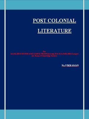cover image of Post Colonial Literature